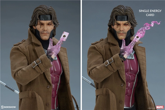 In Stock Sideshow 100439 1/6 Marvel The X-Men The Gambit Deluxe Action Figure