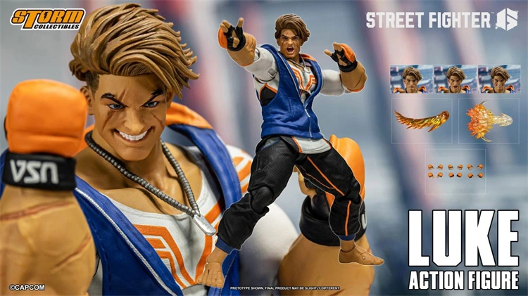 In Stock Storm Toys CPSF27 1/12 STREET FIGHTER 6 LUKE 6" Male Action Figure Model Toy