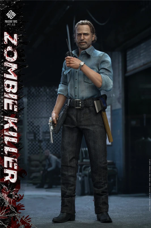 In Stock PRESENT TOYS PT-sp53 Rick Grimes 1/6th Collectible Action Figures Models Statues