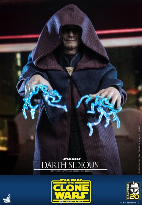 In Stock Hot Toys 1/6 TMS102 Star Wars The Clone Wars Darth Sidious 1/6 Figure