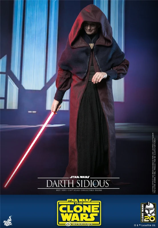 In Stock Hot Toys 1/6 TMS102 Star Wars The Clone Wars Darth Sidious 1/6 Figure