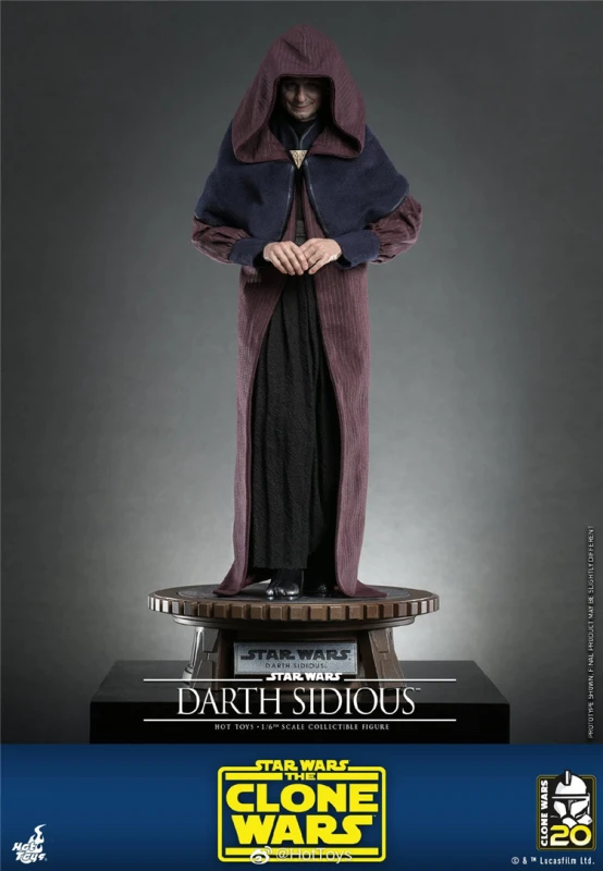 In Stock Hot Toys 1/6 TMS102 Star Wars The Clone Wars Darth Sidious 1/6 Figure
