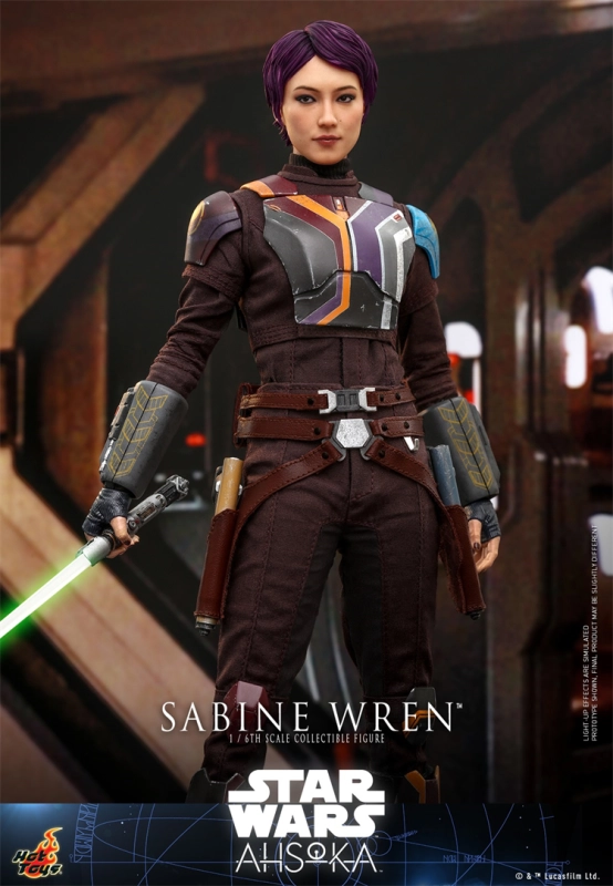 In Stock Hot Toys TMS111 Star Wars Ahsoka Sabine Wren 1/6 Scale Collectible Figure