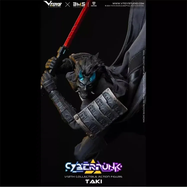 2025 Q3 VTOYS X BMS X CF VSD010 1/12 Scale Male Soldier Samurai Taki Prajna Mask Full Set 6in Collectible 17cm Action Figure Toy