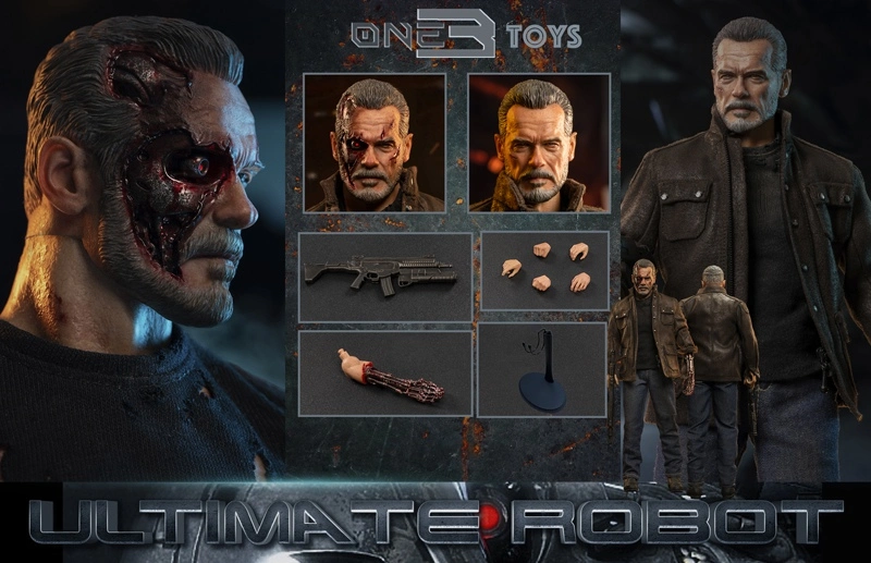 One 3 Toys X-0002 1/6 Scale Male Soldier Ultimate Robot Arnold Schwarzenegger Full Set 12-inch Action Figure Toys Gifts In Stock
