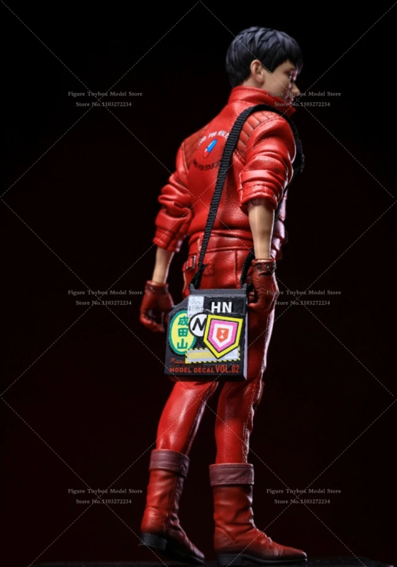 POR TOYS 1/12 Red Leather Motorcycle Boy Kaneda Akira Action Figure Mini Delicate 6" Full Set Soldier Model Fans Collection
