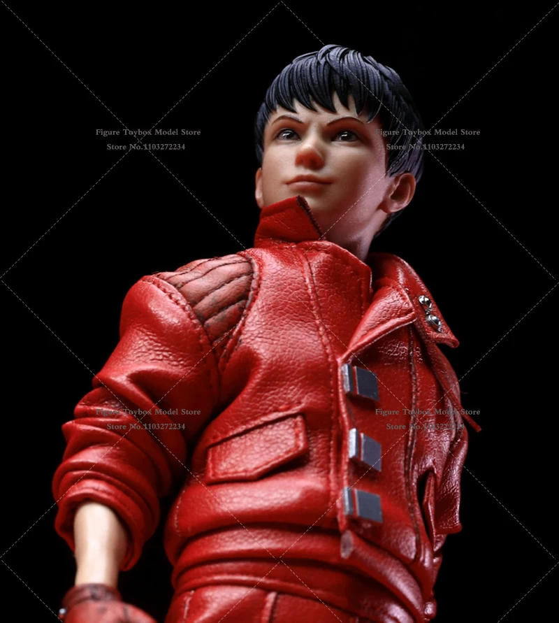 POR TOYS 1/12 Red Leather Motorcycle Boy Kaneda Akira Action
