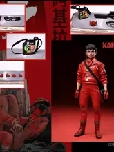 POR TOYS 1/12 Red Leather Motorcycle Boy Kaneda Akira Action