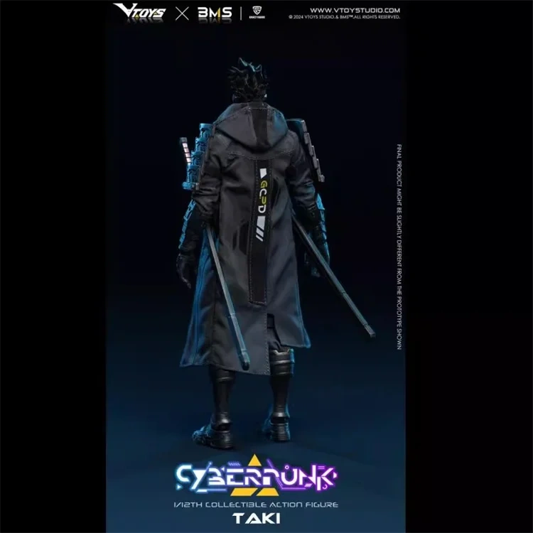 2025 Q3 VTOYS X BMS X CF VSD010 1/12 Scale Male Soldier Samurai Taki Prajna Mask Full Set 6in Collectible 17cm Action Figure Toy