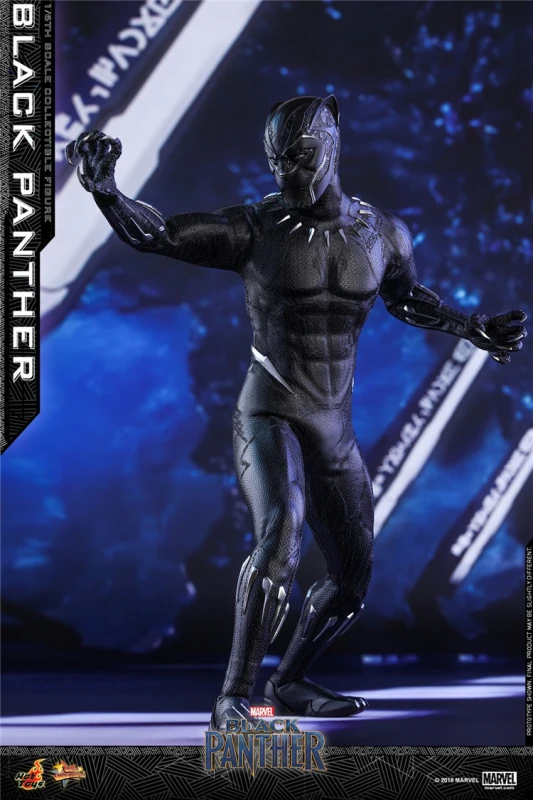 In Stock Hot Toys 1/6 MMS470 Black Panther 12" Collectible Action Figure Toy New