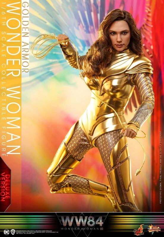 In Stock  HOTTOYS MMS578 WONDER WOMAN 1984 WW84 GOLDEN ARMOR 1/6 Action Figure DELUXE