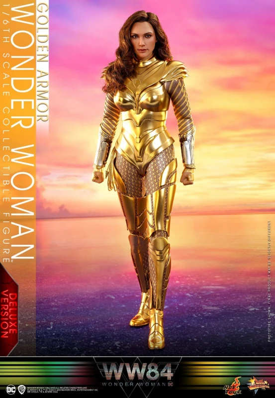 In Stock  HOTTOYS MMS578 WONDER WOMAN 1984 WW84 GOLDEN ARMOR 1/6 Action Figure DELUXE