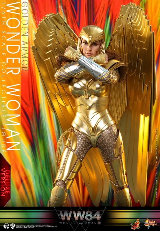 In Stock  HOTTOYS MMS578 WONDER WOMAN 1984 WW84 GOLDEN ARMOR 1/6 Action Figure DELUXE