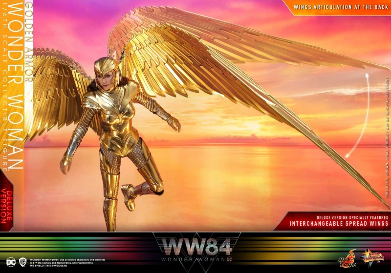 In Stock  HOTTOYS MMS578 WONDER WOMAN 1984 WW84 GOLDEN ARMOR 1/6 Action Figure DELUXE