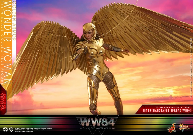In Stock  HOTTOYS MMS578 WONDER WOMAN 1984 WW84 GOLDEN ARMOR 1/6 Action Figure DELUXE