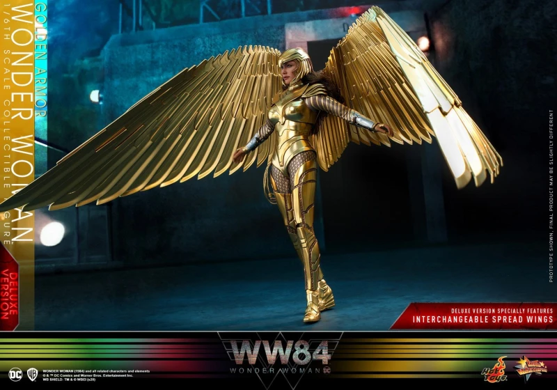 In Stock  HOTTOYS MMS578 WONDER WOMAN 1984 WW84 GOLDEN ARMOR 1/6 Action Figure DELUXE