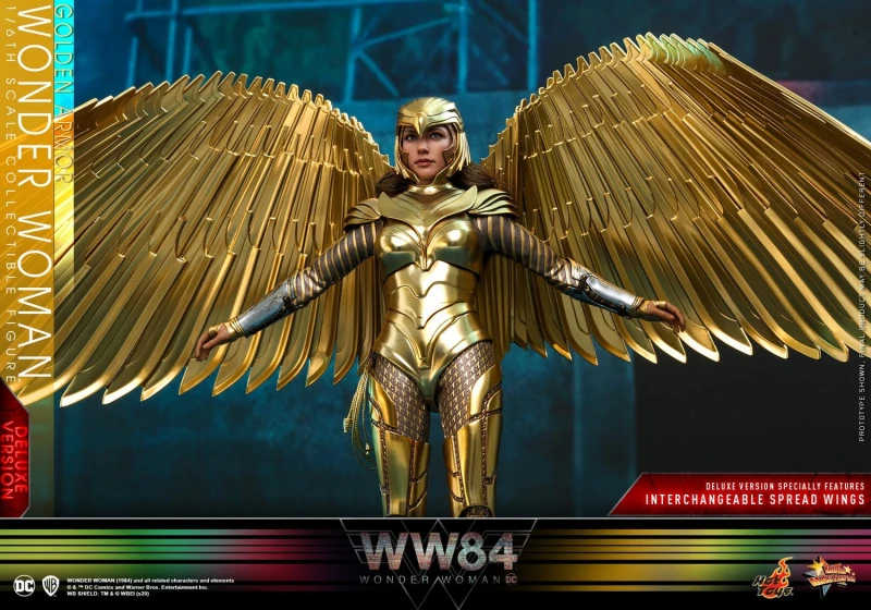 In Stock  HOTTOYS MMS578 WONDER WOMAN 1984 WW84 GOLDEN ARMOR 1/6 Action Figure DELUXE
