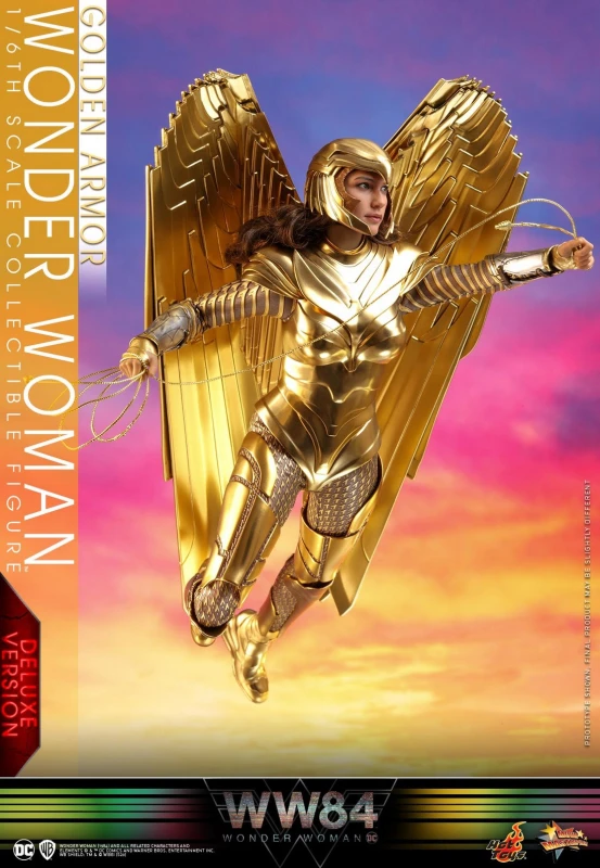 In Stock  HOTTOYS MMS578 WONDER WOMAN 1984 WW84 GOLDEN ARMOR 1/6 Action Figure DELUXE