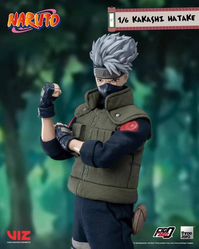 In Stock threezero FigZero Naruto: Kakashi Hatake 1/6 Scale Figure