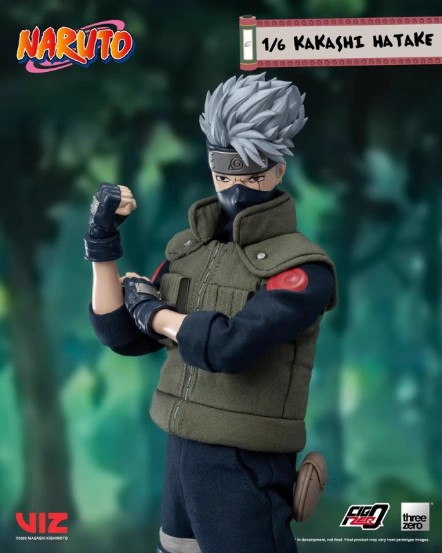In Stock threezero FigZero Naruto: Kakashi Hatake 1/6 Scale Figure