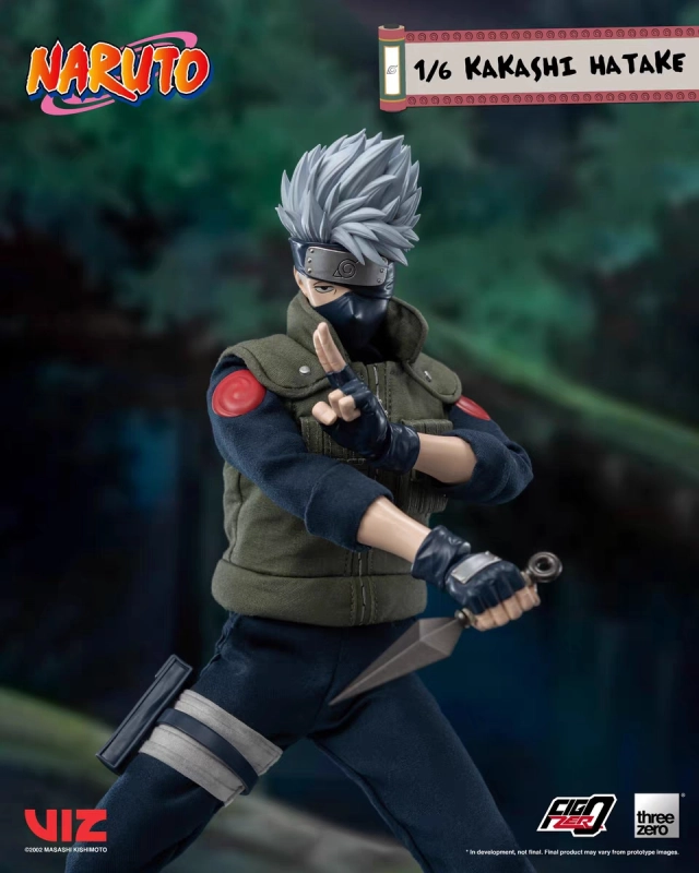 In Stock threezero FigZero Naruto: Kakashi Hatake 1/6 Scale Figure