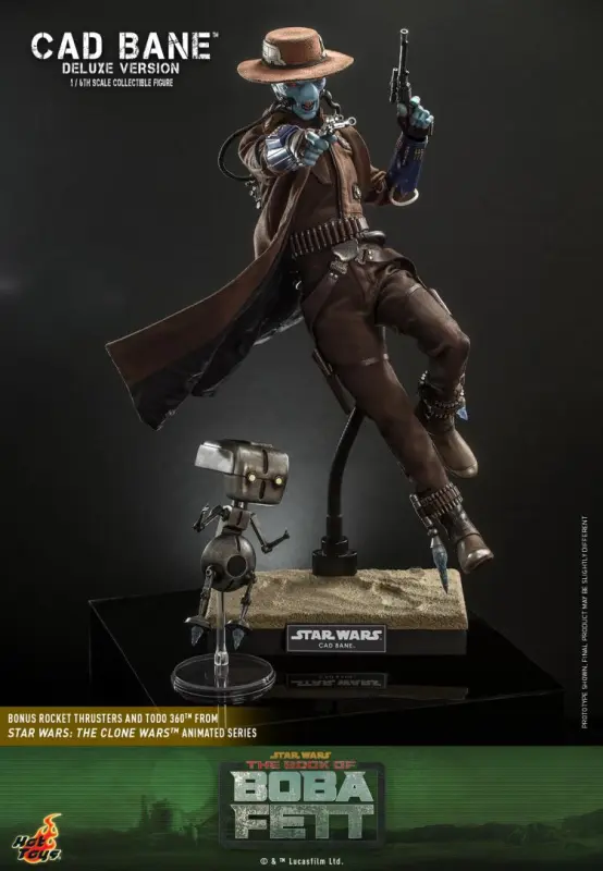 In Stock Hot Toys TMS080 STAR WARS: THE BOOK OF BOBA FETT 1/6 CAD BANE Deluxe Ver.