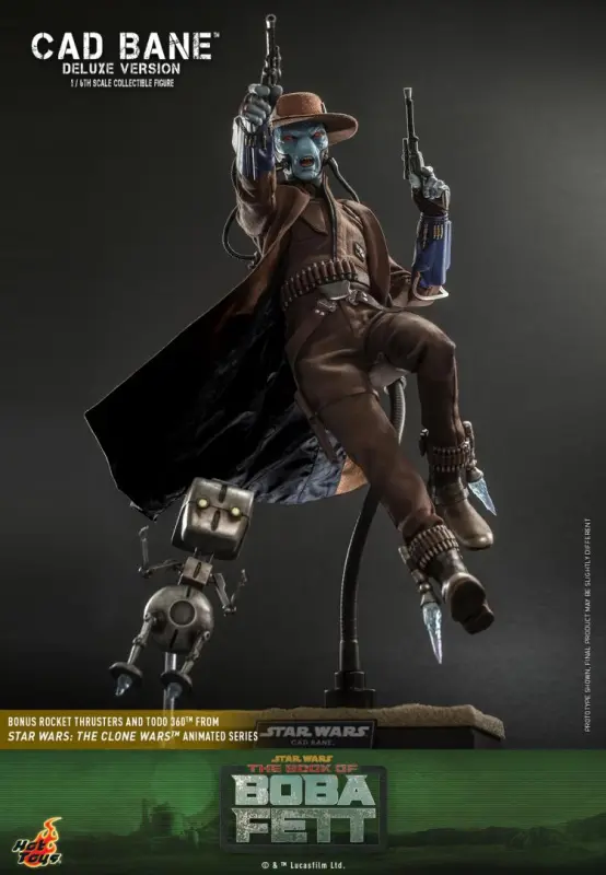 In Stock Hot Toys TMS080 STAR WARS: THE BOOK OF BOBA FETT 1/6 CAD BANE Deluxe Ver.