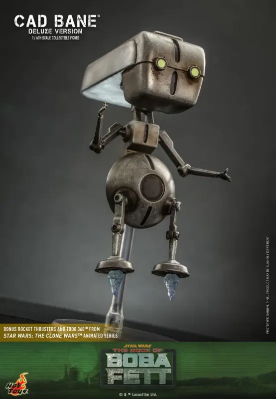 In Stock Hot Toys TMS080 STAR WARS: THE BOOK OF BOBA FETT 1/6 CAD BANE Deluxe Ver.