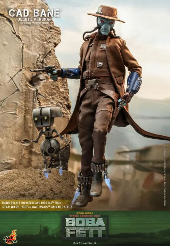 In Stock Hot Toys TMS080 STAR WARS: THE BOOK OF BOBA FETT 1/6 CAD BANE Deluxe Ver.