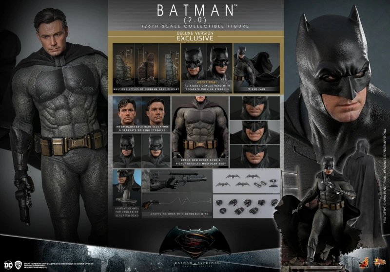 Pre-order Hot Toys MMS731 1/6 Batman v Superman 2.0 Action Figure