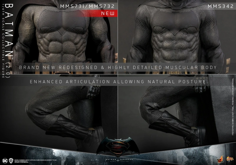 Pre-order Hot Toys MMS731 1/6 Batman v Superman 2.0 Action Figure