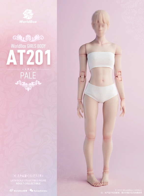 Worldbox AT201 AT202 1/6 Scale Collectible Figure Flexible European Girls Types Joint Body 12'' Action Figure Model Toys