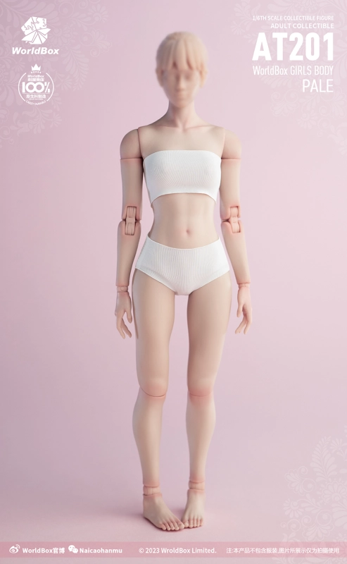 Worldbox AT201 AT202 1/6 Scale Collectible Figure Flexible European Girls Types Joint Body 12'' Action Figure Model Toys