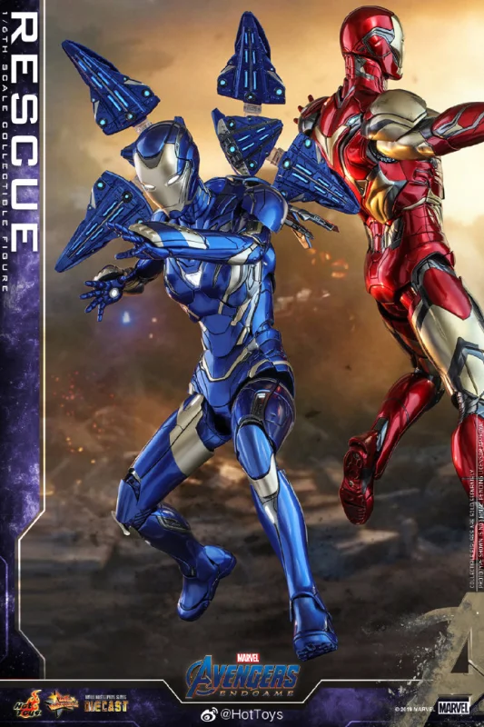 In Stock Hot Toys MMS538D32 1/6 Figure Avengers Endgame MK49 Pepper Potts Rescue Suit NEW