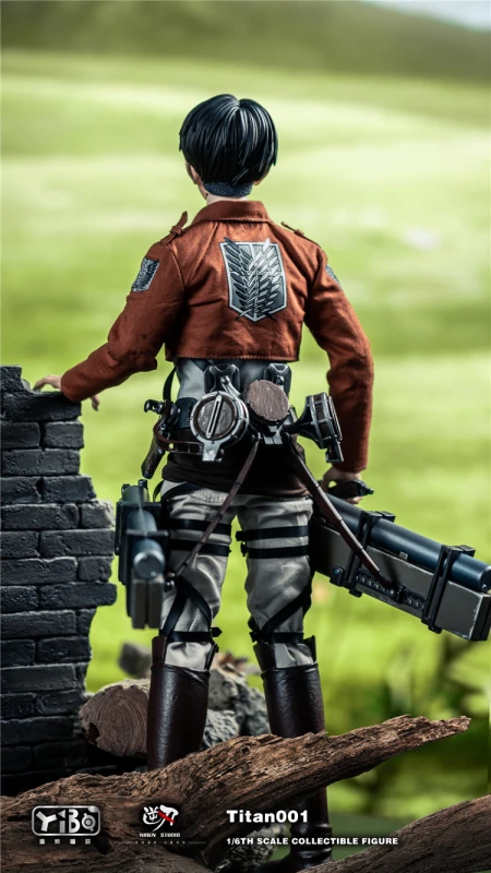 In Stock YIBO TOYS 1/6  YB-R2013B Attack on Titan Levi Ackerman Action Figure Model