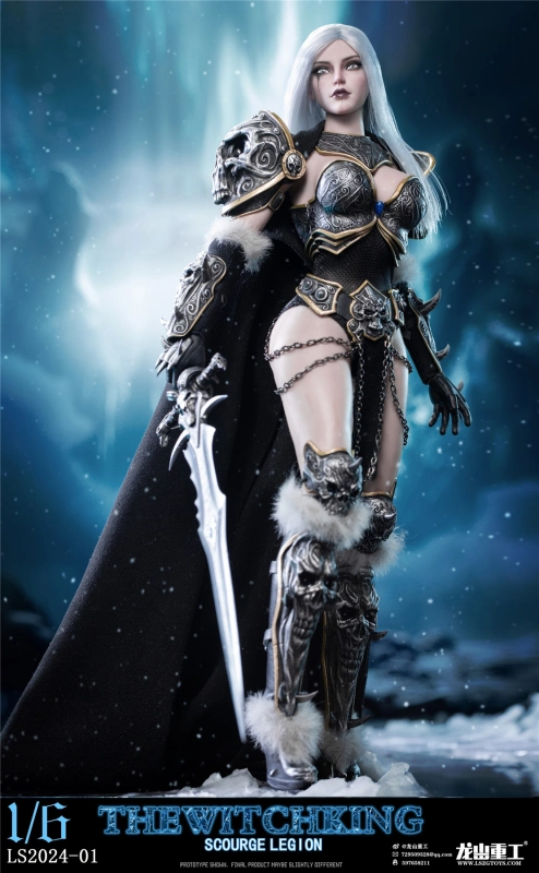 IN STOCK Longshan Arthas Menethil Female WOW LS2024-01  1/6 Action Figures Movable Eyes Collectible