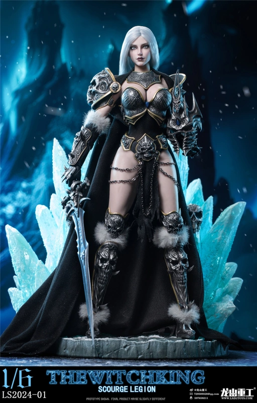 IN STOCK Longshan Arthas Menethil Female WOW LS2024-01  1/6 Action Figures Movable Eyes Collectible