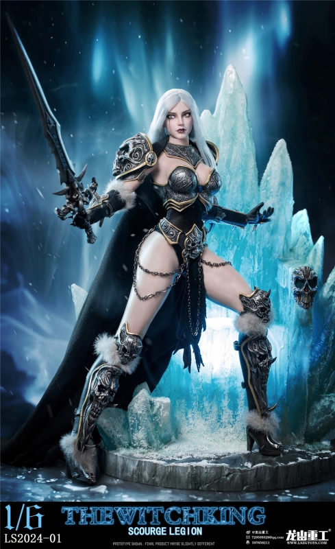 IN STOCK Longshan Arthas Menethil Female WOW LS2024-01  1/6 Action Figures Movable Eyes Collectible