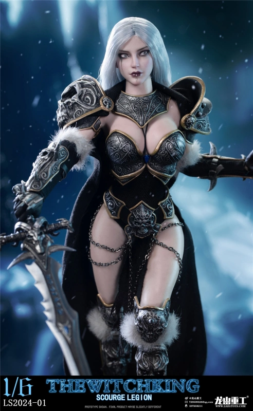 IN STOCK Longshan Arthas Menethil Female WOW LS2024-01  1/6 Action Figures Movable Eyes Collectible