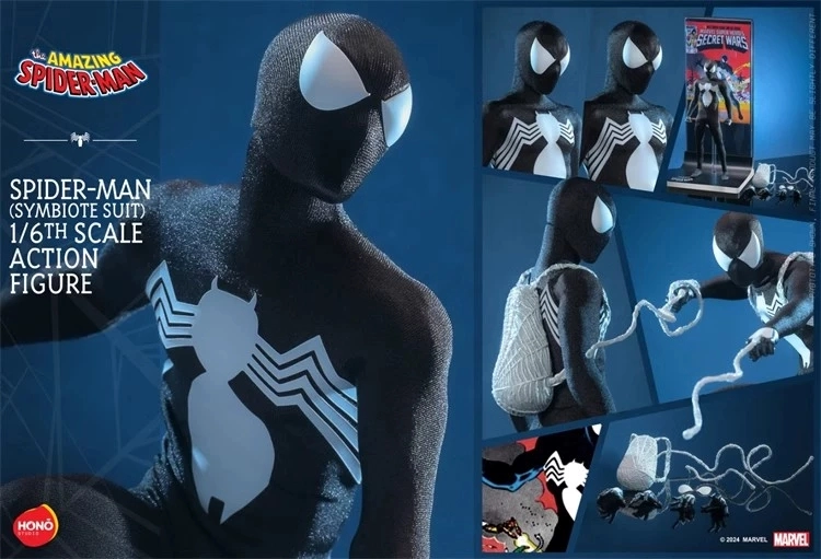 IN STOCK  Hot Toys Hono Studio HS04 Marvel Comics Spider-Man Symbiote Suit 1/6 Figure Toy