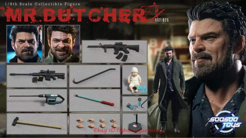 INSTOCK Soosootoys SST025 Mr. Butcher The Boys 1/6 Scale Figure Model