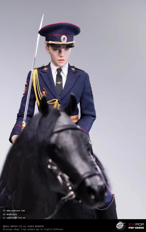 In Stock New POPTOYS EX055 EX056  1/6 Russian Mounted Police Woman Female Action Figure
