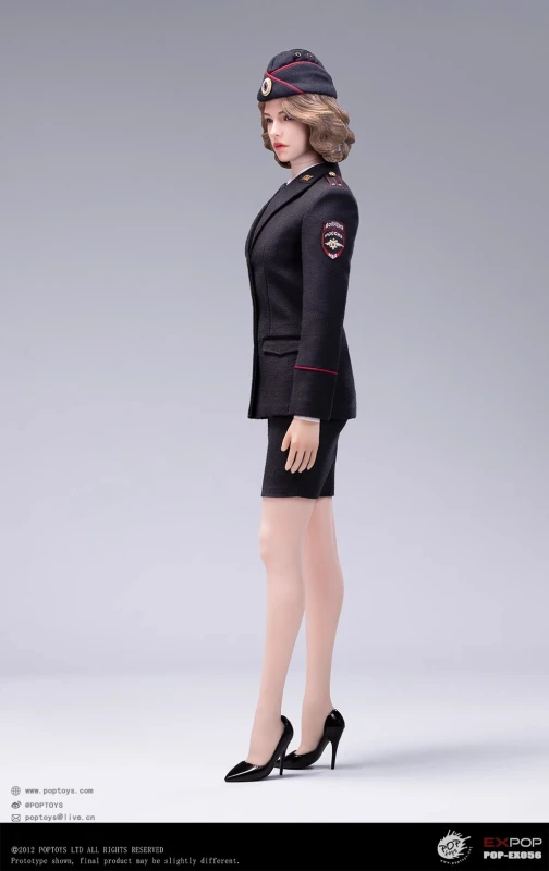 In Stock New POPTOYS EX055 EX056  1/6 Russian Mounted Police Woman Female Action Figure