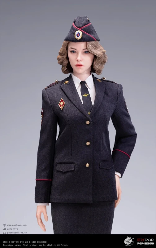 In Stock New POPTOYS EX055 EX056  1/6 Russian Mounted Police Woman Female Action Figure