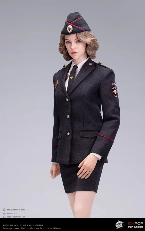 In Stock New POPTOYS EX055 EX056  1/6 Russian Mounted Police Woman Female Action Figure