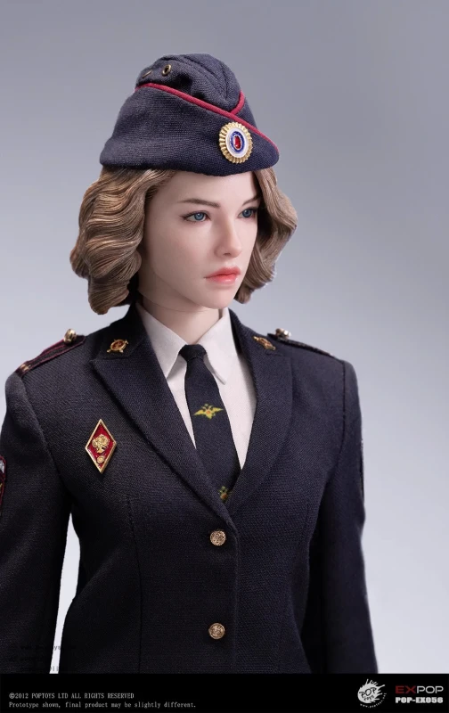 In Stock New POPTOYS EX055 EX056  1/6 Russian Mounted Police Woman Female Action Figure