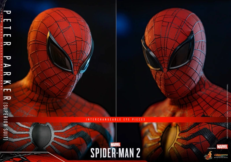 In Stock Hot Toys VGM61 Marvel's Spider-Man 2 Peter Parker (Superior Suit) Figure
