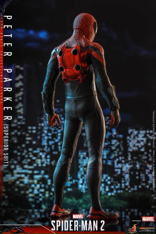 In Stock Hot Toys VGM61 Marvel's Spider-Man 2 Peter Parker (Superior Suit) Figure