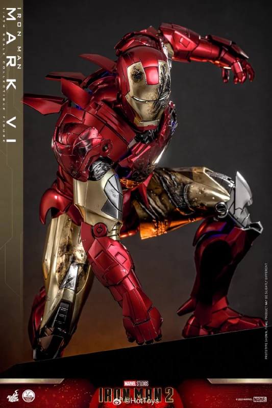 In Stock Hot Toys QS025 1/4 Scale Iron Man 2 Mark 6 VI Action Figure Collectible