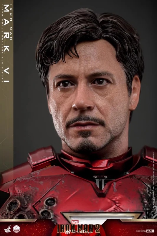 In Stock Hot Toys QS025 1/4 Scale Iron Man 2 Mark 6 VI Action Figure Collectible